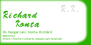 richard konta business card